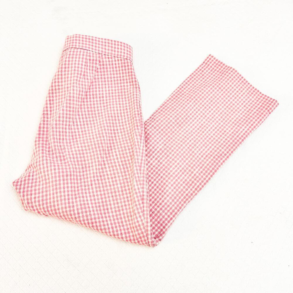 Zara Plaid Gingham Checkered Patterned Flat Front… - image 8